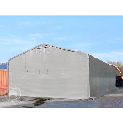 TOOLPORT 8x24m Storage Shelter - PVC 850, Grey TOOLPORT 8x24m Storage Shelter - PVC 850, Grey
