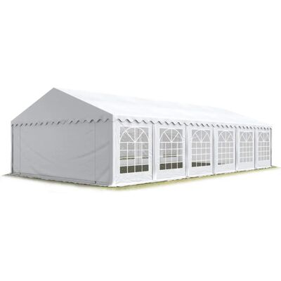 Tenda de festa branca resistente ao fogo TOOLPORT 6x14m - Marquee Tenda de festa branca resistente ao fogo TOOLPORT 6x14m - Marquee