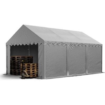 Toolport 3x6 Lagerzelt - Grau Wasserdichte Industrielhalle Toolport 3x6 Lagerzelt - Grau Wasserdichte Industrielhalle