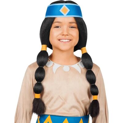 Lacey Wigs Yakari Regenbogenperücke - Kind Schwarz Einheitsgröße Lacey Wigs Yakari Regenbogenperücke - Kind Schwarz Einheitsgröße