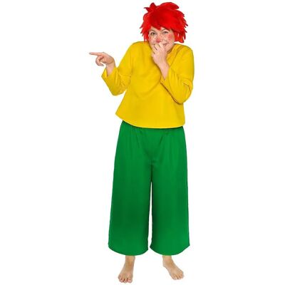 maskworld Pumuckl Kostüm für Erwachsene - Gelb-Grün, M - Unisex - Karneval & Fasching Kostüme maskworld Pumuckl Kostüm für Erwachsene - Gelb-Grün, M - Unisex - Karneval & Fasching Kostüme