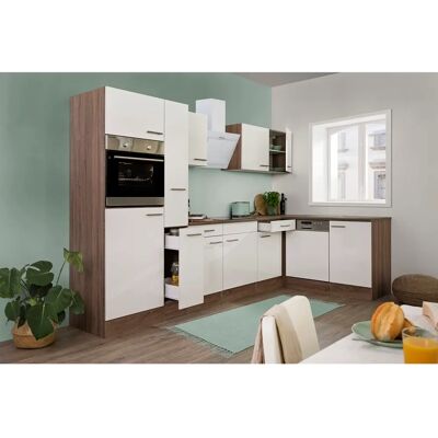 Respekta York L-alakú konyhaszett - Modern Fehér 310cm Respekta York L-alakú konyhaszett - Modern Fehér 310cm