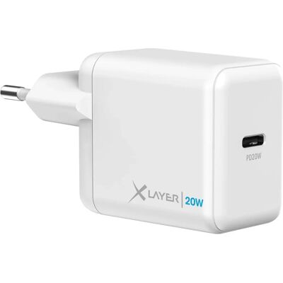 XLayer Modell 219054 USB-C Ladegerät 20W Weiß XLayer Modell 219054 USB-C Ladegerät 20W Weiß