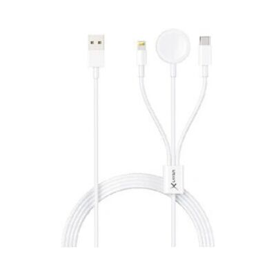 XLayer 219321 Cable USB 1.5m Blanco - Cable y Estación de Carga XLayer 219321 Cable USB 1.5m Blanco - Cable y Estación de Carga