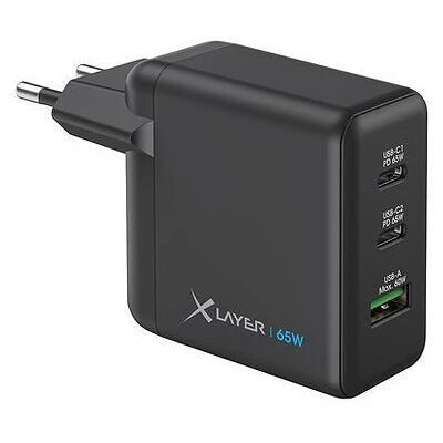 XLayer 219588 cargador para dispositivos móviles - Carga rápida - Negro XLayer 219588 cargador para dispositivos móviles - Carga rápida - Negro