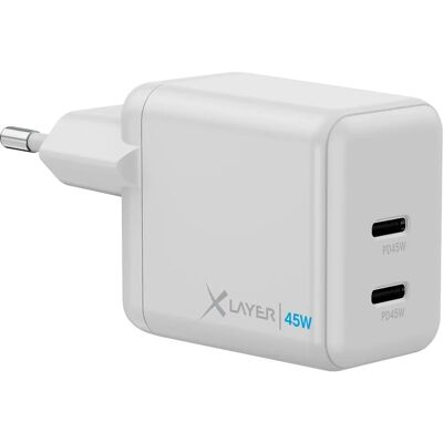 Xlayer Powercharger - 45W 2x USB-C Ladegerät Xlayer Powercharger - 45W 2x USB-C Ladegerät