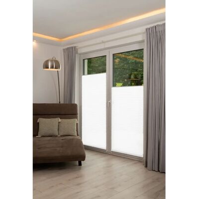 K-home Klemmfix Pisa Weiße Plissee - Raumdekoration & Fenstervorhang K-home Klemmfix Pisa Weiße Plissee - Raumdekoration & Fenstervorhang