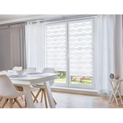 K-HOME Welle Weiße Rollos - Fenstervorhang K-HOME Welle Weiße Rollos - Fenstervorhang