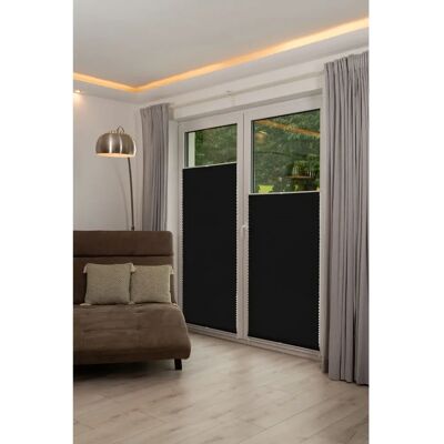 K-HOME Klemmfix Pisa Plissee - Crushed-Optik, 130cm K-HOME Klemmfix Pisa Plissee - Crushed-Optik, 130cm