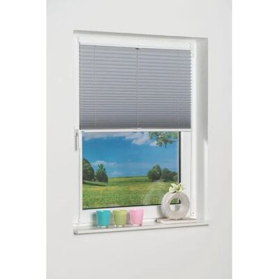 K-HOME Klemmfix Pisa Grau Plissee - Plissee ohne Bohren K-HOME Klemmfix Pisa Grau Plissee - Plissee ohne Bohren