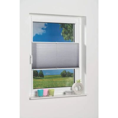K-HOME Pisa Grau Plissee - Klemmfix K-HOME Pisa Grau Plissee - Klemmfix