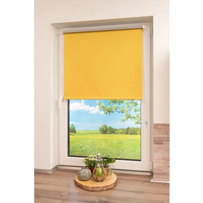 K-HOME Thermo Klemmfix-Rollo - Rollos 150/130cm, gelb - Rollos K-HOME Thermo Klemmfix-Rollo - Rollos 150/130cm, gelb - Rollos