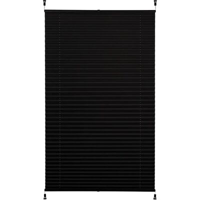 K-home Klemmfix Pisa Plissee - 210 cm, schwarz, zweiseitig verschiebbar - Pleated Blind K-home Klemmfix Pisa Plissee - 210 cm, schwarz, zweiseitig verschiebbar - Pleated Blind