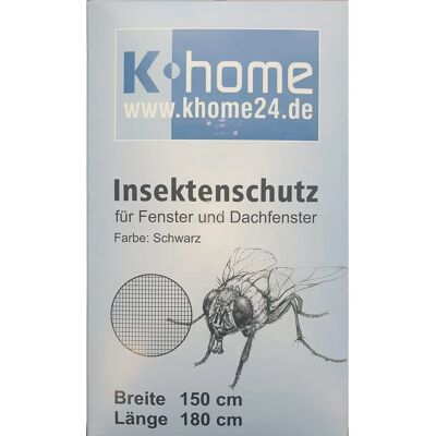 K-HOME Moustiquaire Noire pour Fenêtres et Velux K-HOME Moustiquaire Noire pour Fenêtres et Velux