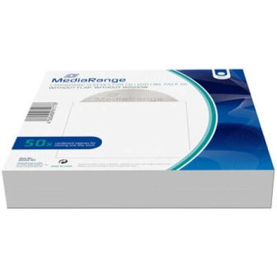 MediaRange - BOX68-WF - Blanc - 1 disque - Sleeve case MediaRange - BOX68-WF - Blanc - 1 disque - Sleeve case