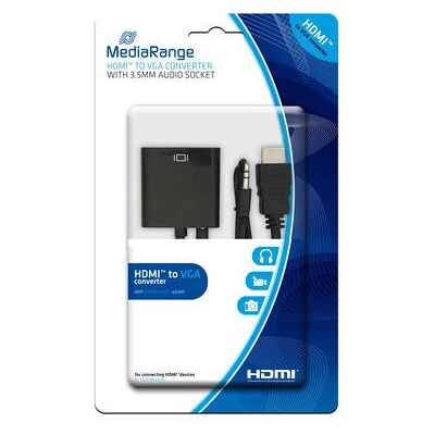 MediaRange MRCS167 HDMI VGA Adapter - Video & Audio MediaRange MRCS167 HDMI VGA Adapter - Video & Audio