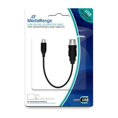 MediaRange MRCS168 USB-Kabel - Micro-USB B zu USB A - 0,2 m - Schwarz - USB 2.0 MediaRange MRCS168 USB-Kabel - Micro-USB B zu USB A - 0,2 m - Schwarz - USB 2.0