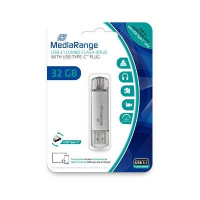 MediaRange MR936 Clé USB 32 GB - USB 3.1, Type-C - Publicité MediaRange MR936 Clé USB 32 GB - USB 3.1, Type-C - Publicité