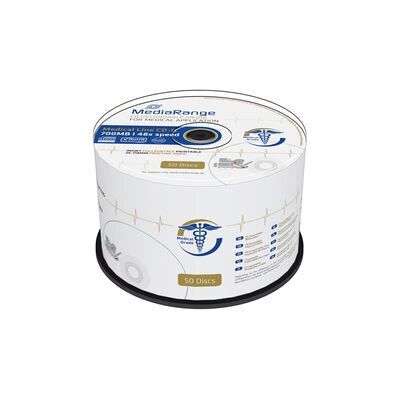 MediaRange MR229 700MB 48x Printbare CD-R - Medisch MediaRange MR229 700MB 48x Printbare CD-R - Medisch