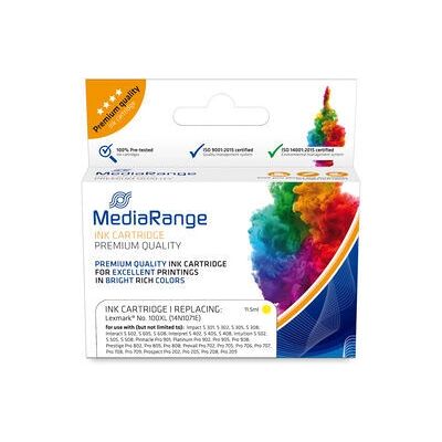 Cartouche d'encre jaune MediaRange MRLX100YXL - Accessoire d'imprimante - Publicité Cartouche d'encre jaune MediaRange MRLX100YXL - Accessoire d'imprimante - Publicité