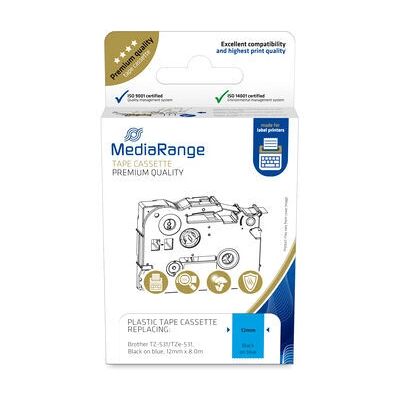 MediaRange Blau Beschriftungsband - P-Touch 12mm MediaRange Blau Beschriftungsband - P-Touch 12mm