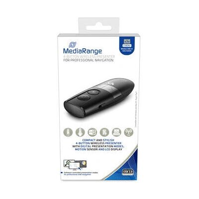 Présentateur sans fil MediaRange MROS222 - Laser, Surbrillance, Agrandissement Présentateur sans fil MediaRange MROS222 - Laser, Surbrillance, Agrandissement