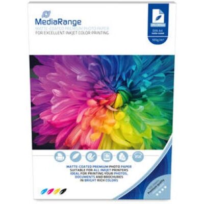 MediaRange MRINK116 Fotopapír - A4 Fehér Matt - Fotopapír MediaRange MRINK116 Fotopapír - A4 Fehér Matt - Fotopapír