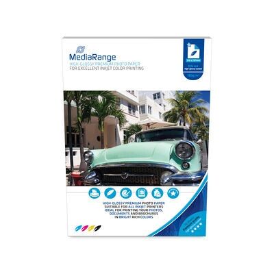 Carta Fotografica Lucida MediaRange MRINK117 A4 Carta Fotografica Lucida MediaRange MRINK117 A4