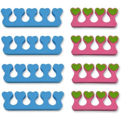 Separatori per dita K-Pro 8 pezzi schiuma Rosa Blu - Separatore / Separatore per dita Separatori per dita K-Pro 8 pezzi schiuma Rosa Blu - Separatore / Separatore per dita