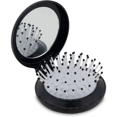 Brosse à Miroir de Poche K-Pro - Peigne de Voyage - Publicité Brosse à Miroir de Poche K-Pro - Peigne de Voyage - Publicité