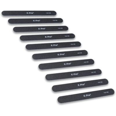 Lima per unghie K-Pro - Carta vetrata doppia faccia 18cm - Strumento professionale Lima per unghie K-Pro - Carta vetrata doppia faccia 18cm - Strumento professionale