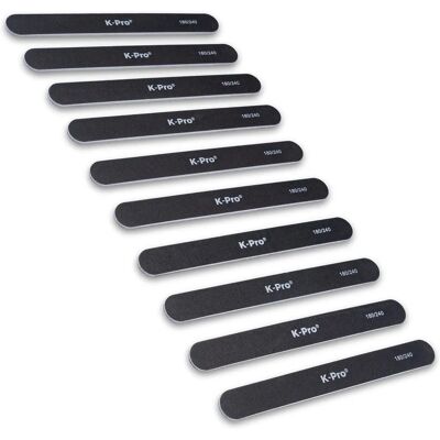 Lima per unghie K-Pro - Carta vetrata doppia faccia 18cm - Professionale Lima per unghie K-Pro - Carta vetrata doppia faccia 18cm - Professionale
