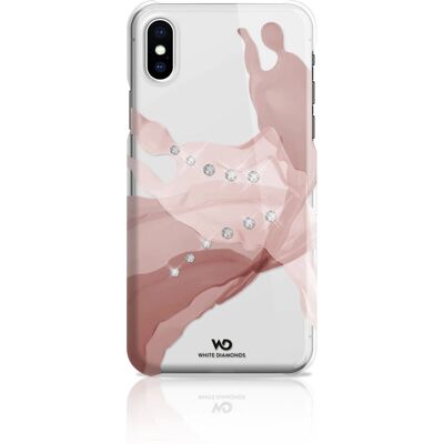 Funda de TPU con Swarovski líquido para iPhone X/Xs en Oro Rosa Funda de TPU con Swarovski líquido para iPhone X/Xs en Oro Rosa