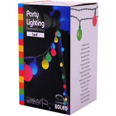 SPETEBO - 80 LED - Colorful - Outdoor - LED-Party-Lichter SPETEBO - 80 LED - Colorful - Outdoor - LED-Party-Lichter
