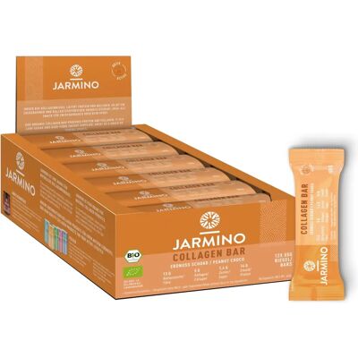 Barre al collagene biologico Jarmino - Spuntino proteico - Senza glutine Barre al collagene biologico Jarmino - Spuntino proteico - Senza glutine