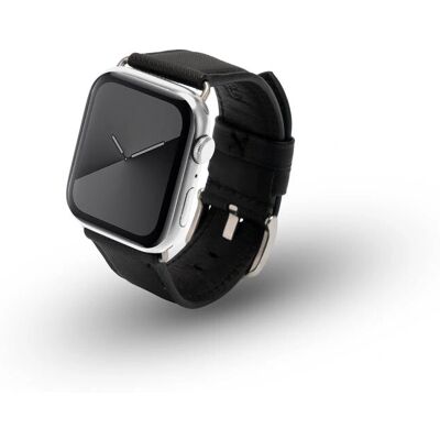 JT Berlin Watchband Wannsee Schwarzes Leder - Watch Series 1-4 JT Berlin Watchband Wannsee Schwarzes Leder - Watch Series 1-4