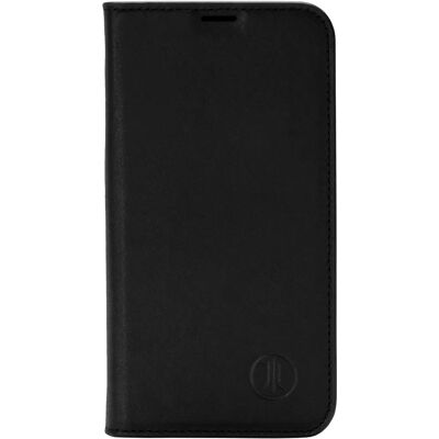 Coque en Cuir pour iPhone 14 Plus - Noir - Publicité Coque en Cuir pour iPhone 14 Plus - Noir - Publicité