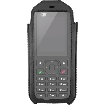 JT Berlin Turnline Ledertasche für CAT B40 - Schwarz JT Berlin Turnline Ledertasche für CAT B40 - Schwarz