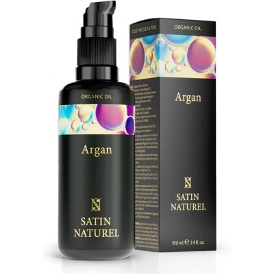 SatinNaturel Huile d'Argan Bio Vegan - Huile - Publicité SatinNaturel Huile d'Argan Bio Vegan - Huile - Publicité