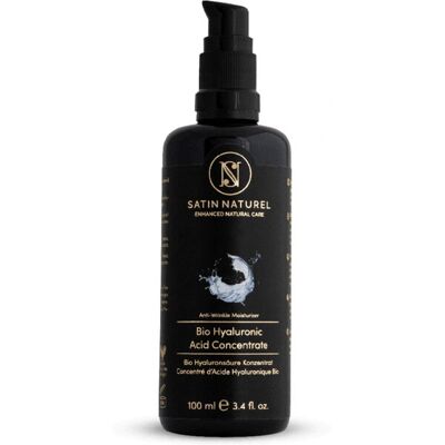 Sérum Visage à l'Acide Hyaluronique Bio Satin Naturel - Gel Vegan Haute Dose - 100ml - Publicité Sérum Visage à l'Acide Hyaluronique Bio Satin Naturel - Gel Vegan Haute Dose - 100ml - Publicité