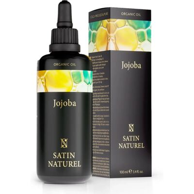 Huile de Jojoba Satin Naturel - Bio, Pressée à froid - 100 ml - Publicité Huile de Jojoba Satin Naturel - Bio, Pressée à froid - 100 ml - Publicité