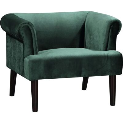 ATLANTIC HOME COLLECTION Charlie Samtvelours Wellenunterfederung Sessel - Lounge-Sessel ATLANTIC HOME COLLECTION Charlie Samtvelours Wellenunterfederung Sessel - Lounge-Sessel