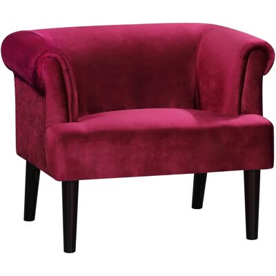 ATLANTIC HOME COLLECTION Charlie Samtvelours Sessel - Lounge-Sessel ATLANTIC HOME COLLECTION Charlie Samtvelours Sessel - Lounge-Sessel