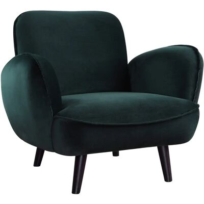 ATLANTIC HOME COLLECTION Ben Grüner Samtstoff Sessel - Sessel ATLANTIC HOME COLLECTION Ben Grüner Samtstoff Sessel - Sessel