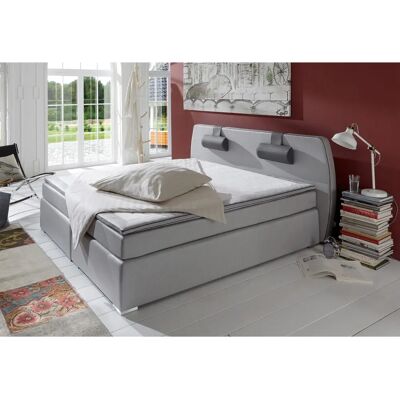 ATLANTIC HOME COLLECTION Rex Grau Boxspringbett - Hotelkomfort ATLANTIC HOME COLLECTION Rex Grau Boxspringbett - Hotelkomfort