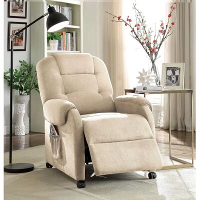 ATLANTIC HOME COLLECTION Tobi beiger Relaxsessel - Sessel ATLANTIC HOME COLLECTION Tobi beiger Relaxsessel - Sessel