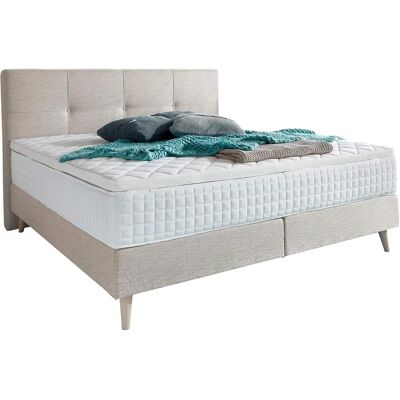 Boxspring beige ATLANTIC HOME COLLECTION - Letto completo Boxspring beige ATLANTIC HOME COLLECTION - Letto completo