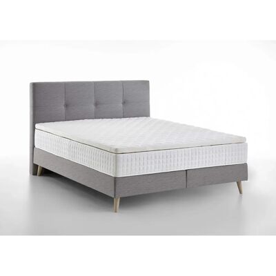 Boxspring ATLANTIC HOME COLLECTION - 180x200 cm - gris claro Boxspring ATLANTIC HOME COLLECTION - 180x200 cm - gris claro