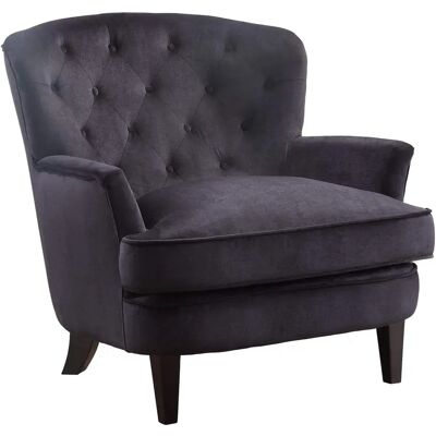 ATLANTIC HOME COLLECTION Leo Samtvelours Sessel - Polstersessel mit Taschenfederkern ATLANTIC HOME COLLECTION Leo Samtvelours Sessel - Polstersessel mit Taschenfederkern