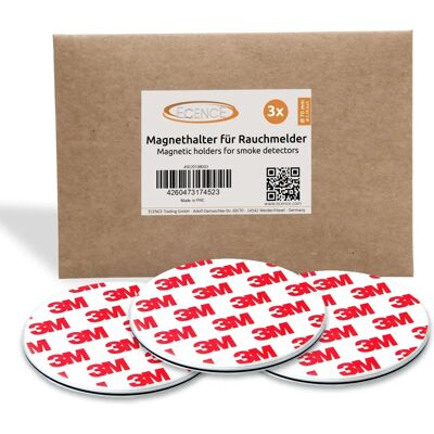 Ecence Magnetische Rauchmelder Halterung - 70mm - Kein Bohren Ecence Magnetische Rauchmelder Halterung - 70mm - Kein Bohren